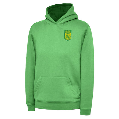 Retro Newton Heath LYR Embroidered Children's Hoodie