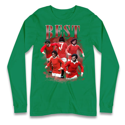 George Best Long Sleeve T Shirt