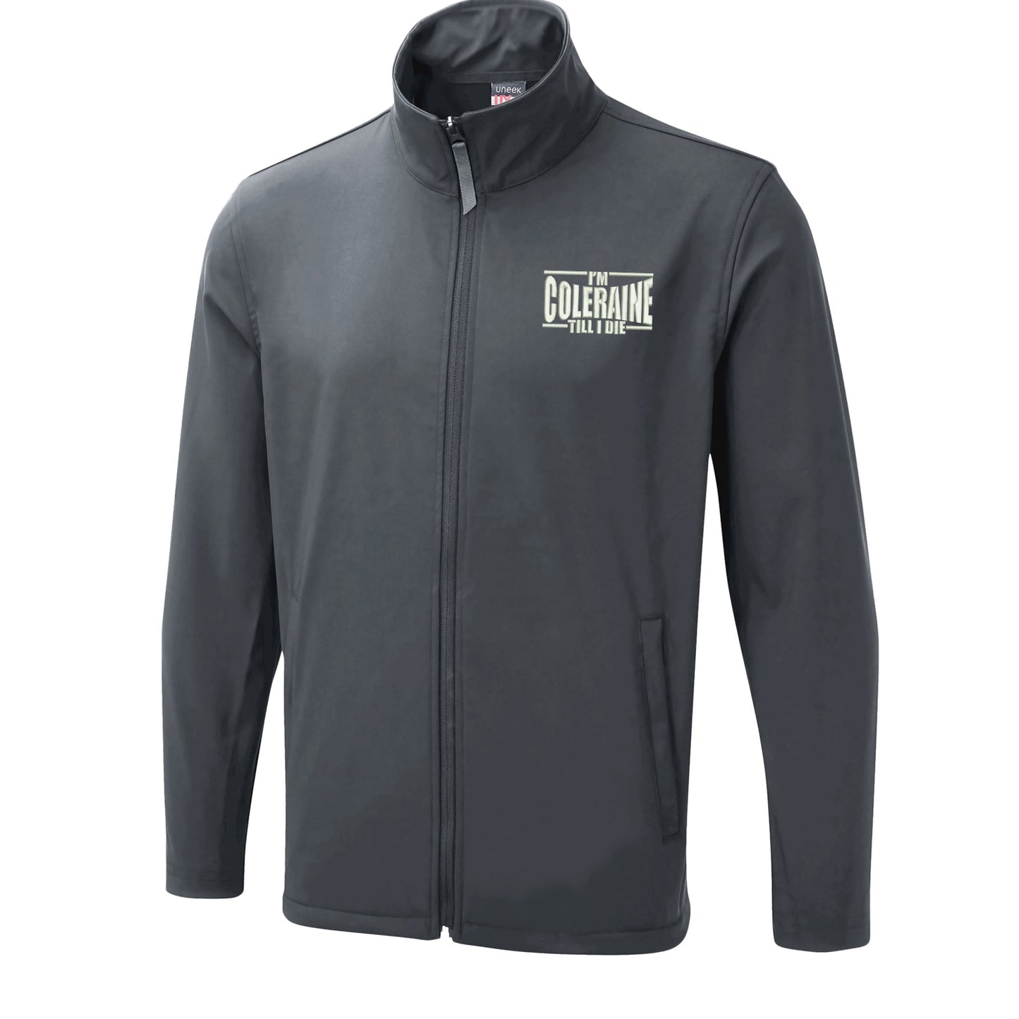 I am Coleraine Embroidered Soft Shell Jacket