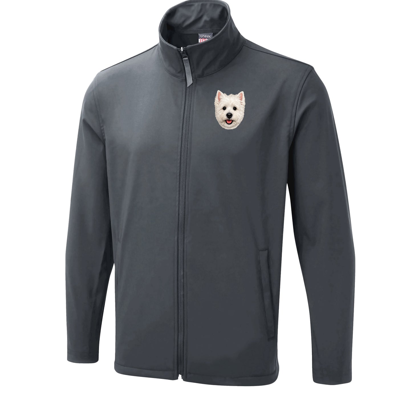 Westie Dog Face Bomber Jacket