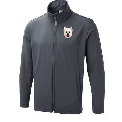 Westie Dog Face Bomber Jacket