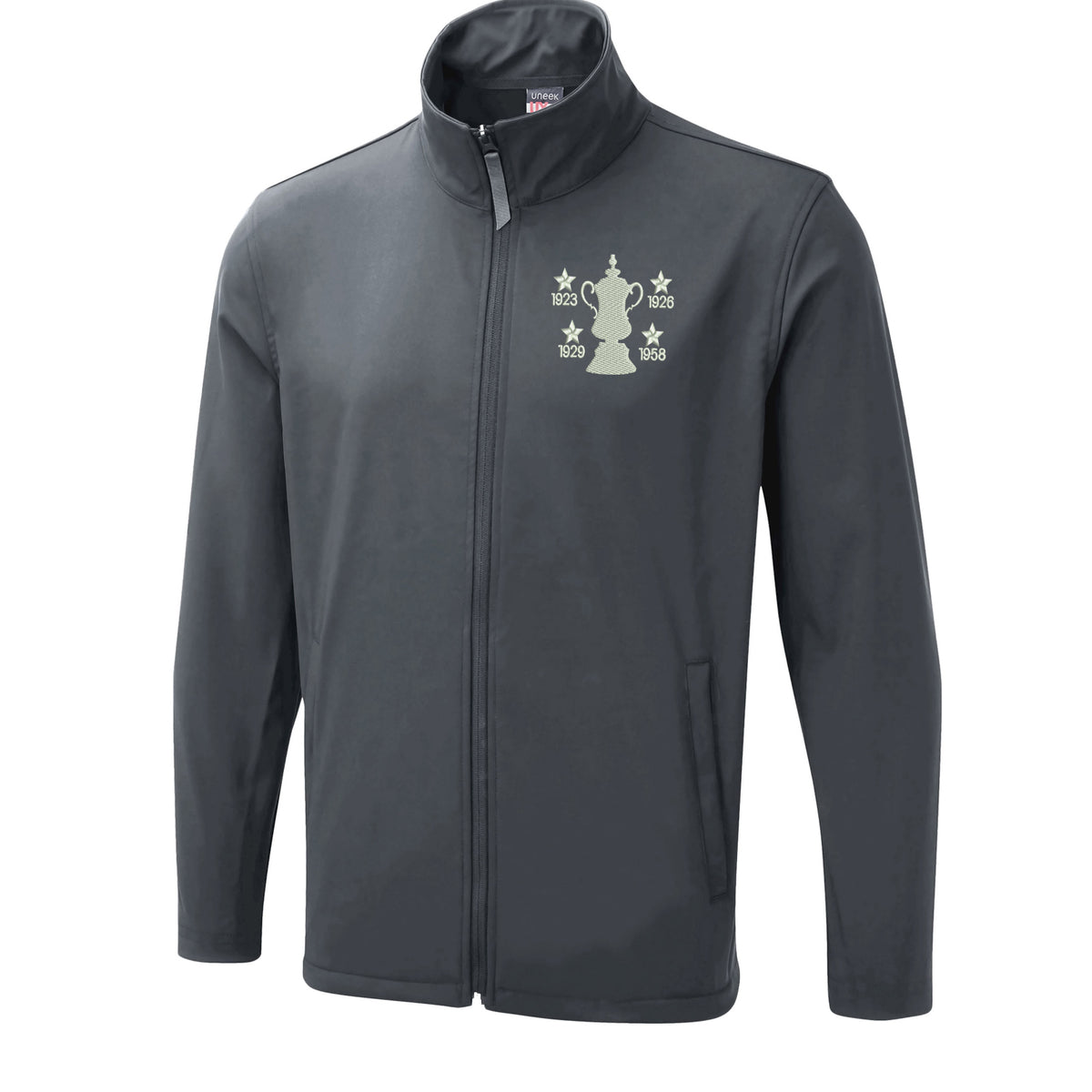 Retro Bolton Four Time Cup Winners Lightweight Soft Shell Jacket
