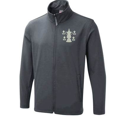 Retro Bolton Four Time Cup Winners Lightweight Soft Shell Jacket