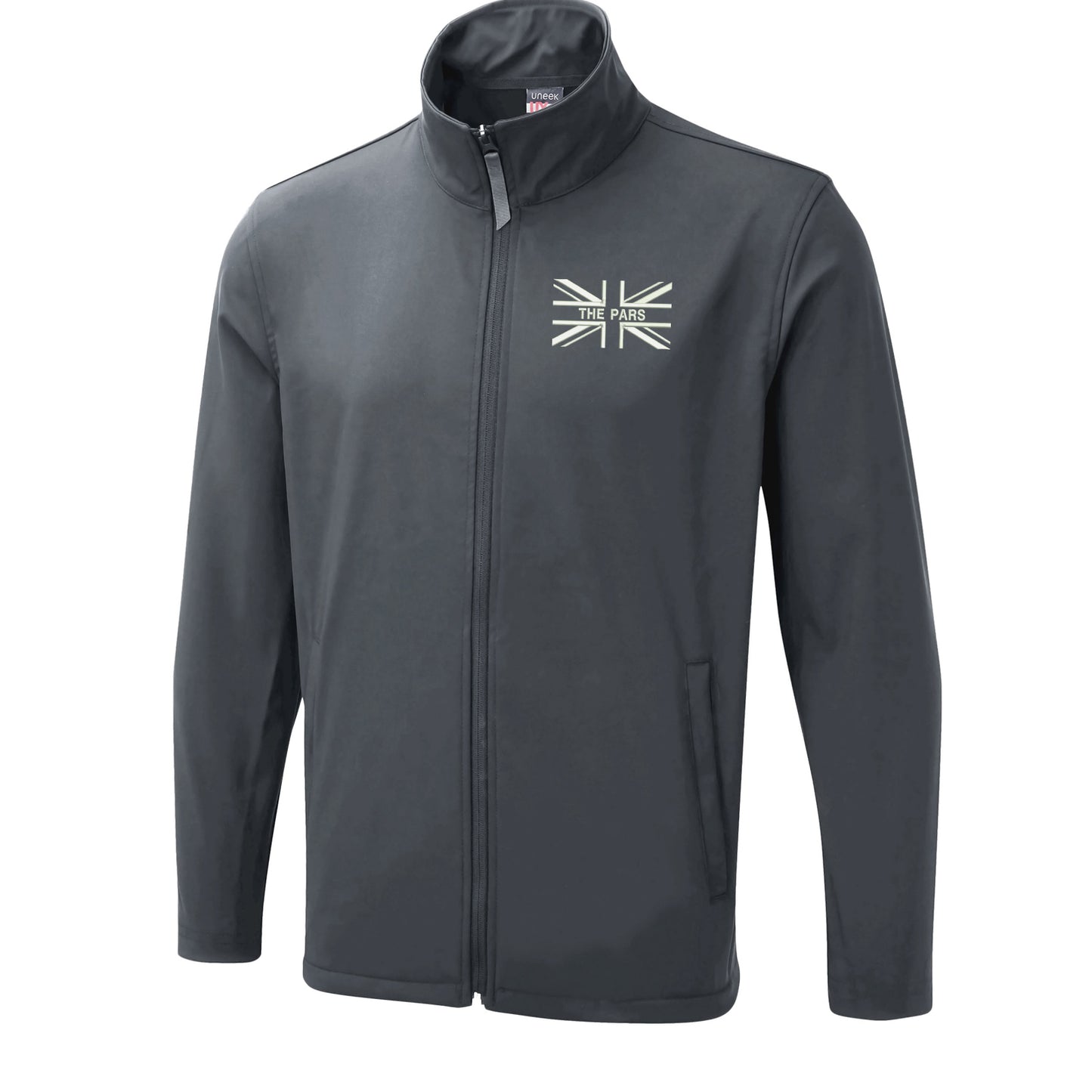 The Pars Union Jack Embroidered Lightweight Soft Shell Jacket