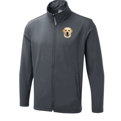 Yellow Labrador Dog Face Bomber Jacket