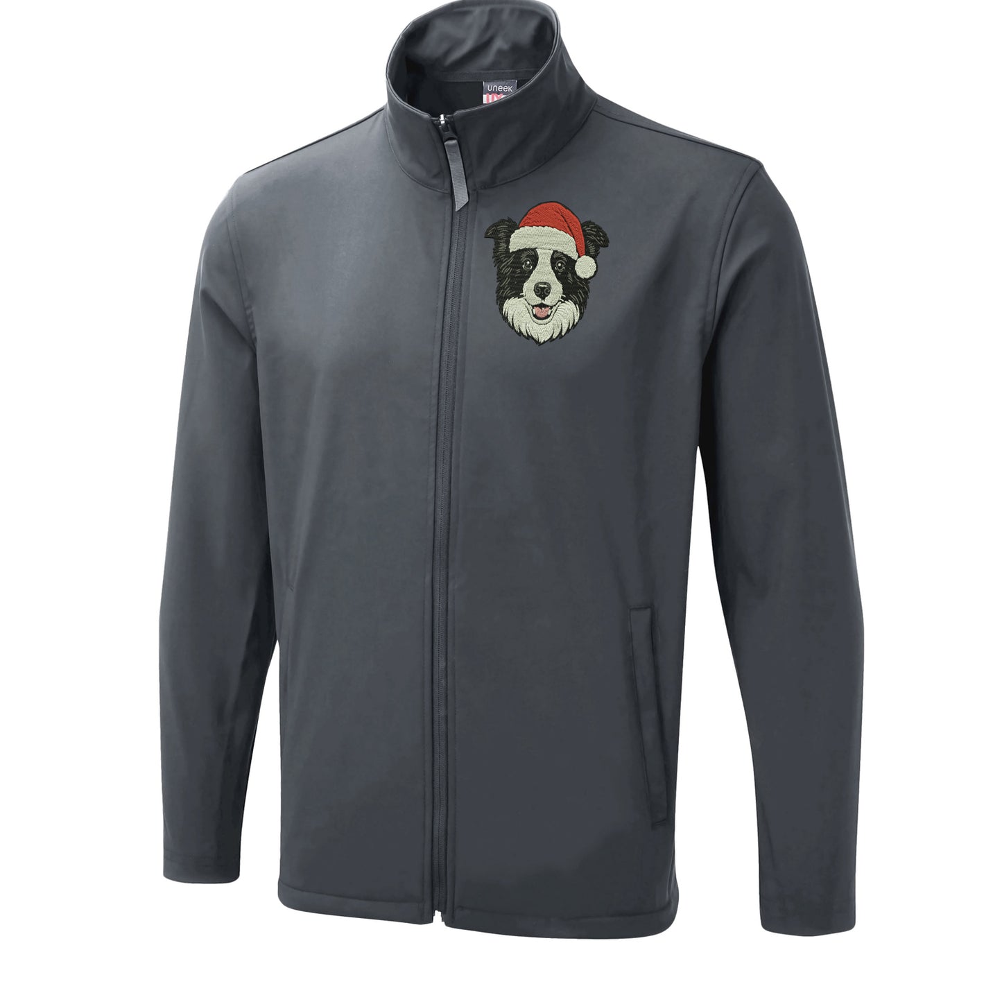 Border Collie Christmas Bomber Jacket