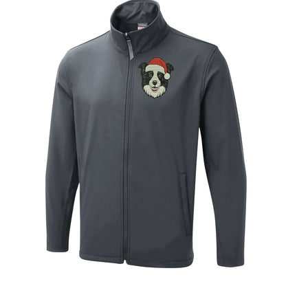 Border Collie Christmas Bomber Jacket