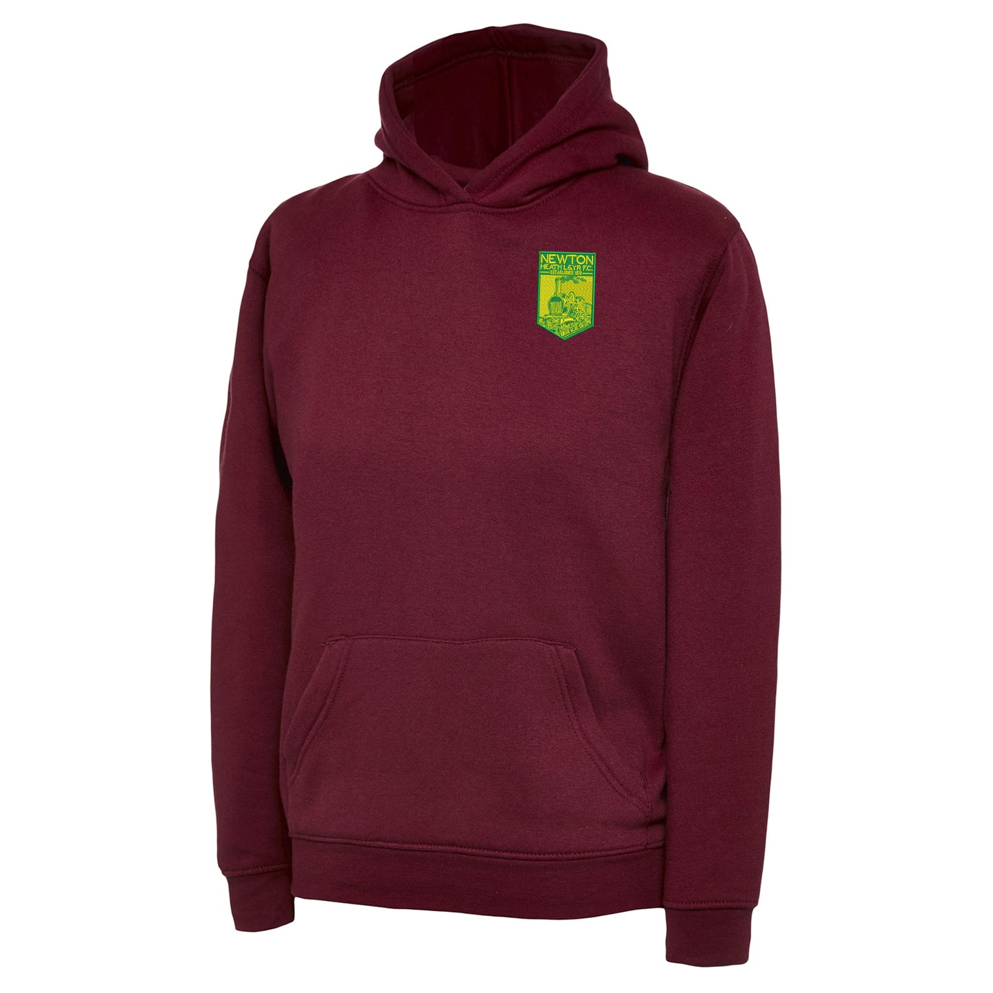 Retro Newton Heath LYR Embroidered Children's Hoodie