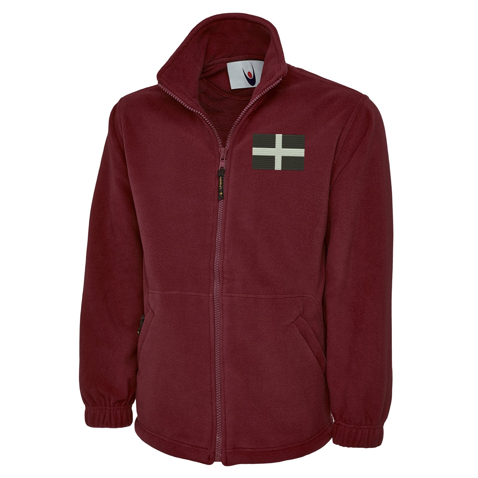 Saint Piran’s Flag Cornwall Fleece Jacket 