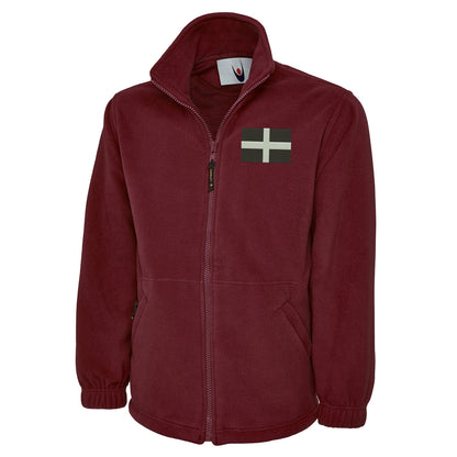 Saint Piran’s Flag Cornwall Fleece Jacket 