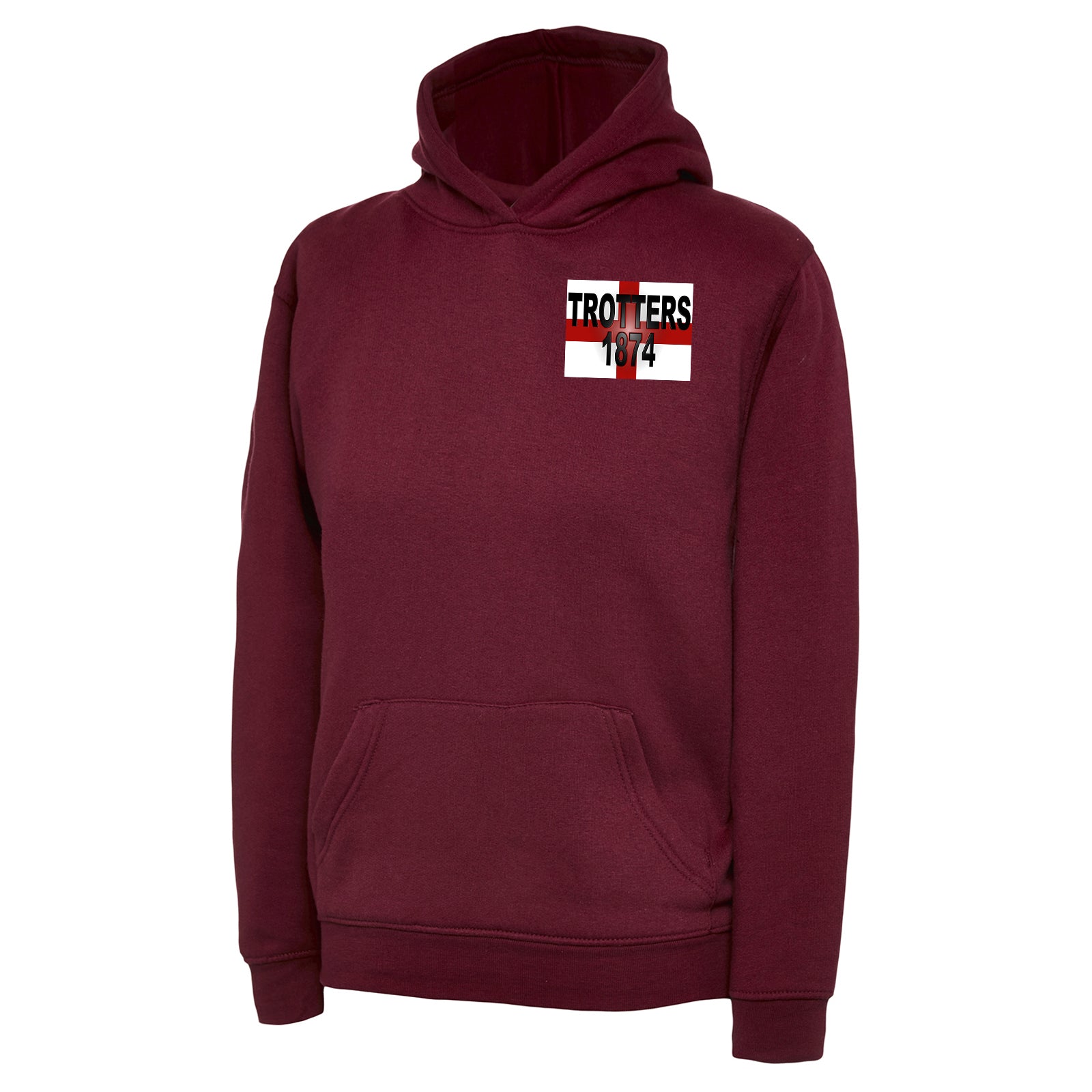 Trotters 1874 England Flag Hoodie