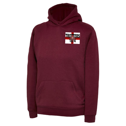 Trotters 1874 England Flag Hoodie