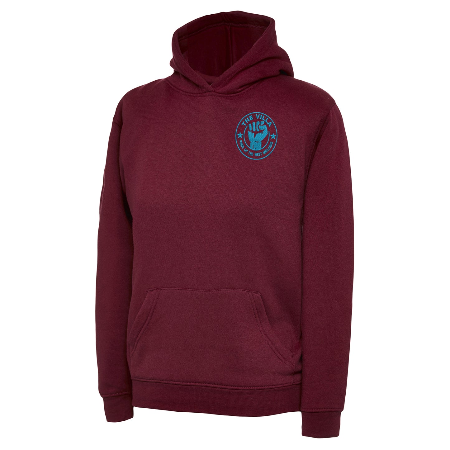 The Villa Pride of The West Midlands Embroidered Children's Hoodie