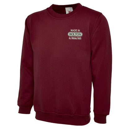 Made in Bolton All Original Parts Classic Sweatshirt