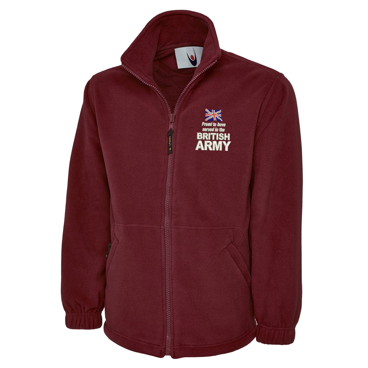 Proud to Have Served in The British Army Embroidered Premium Fleece