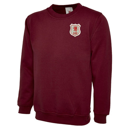 Retro Wales 1926 Embroidered Classic Sweatshirt