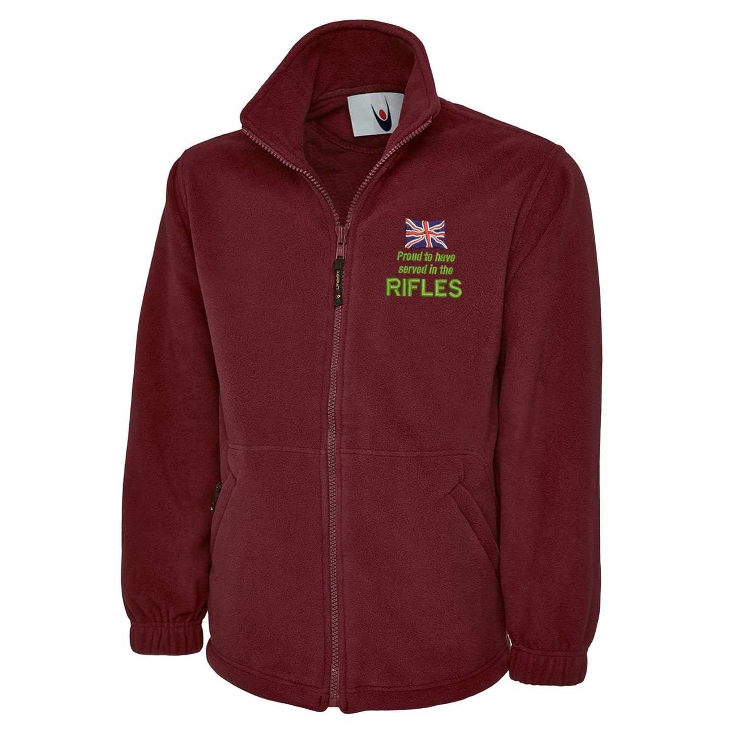 Proud to Have Served in The Rifles Embroidered Premium Fleece