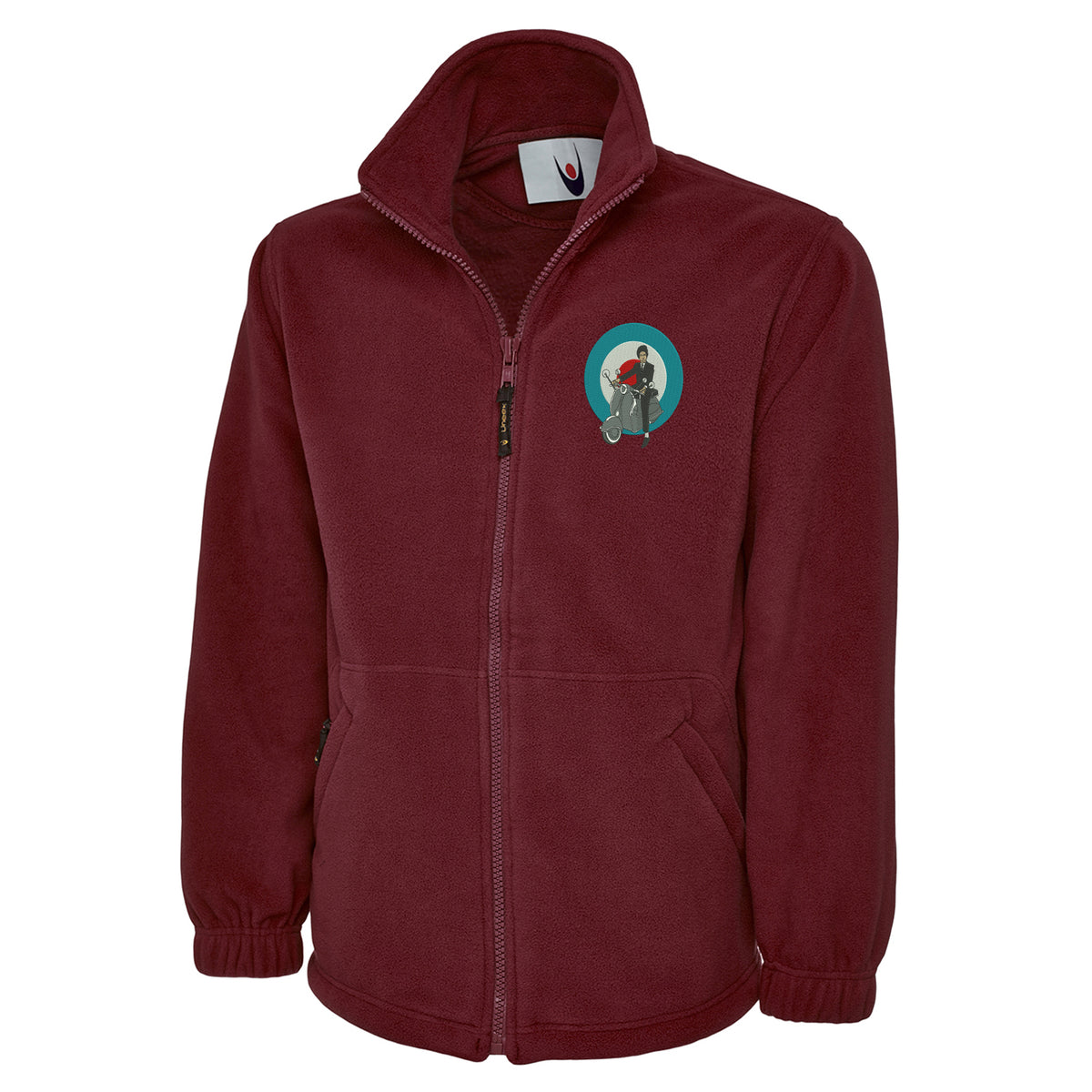Retro MOD Scooter Premium Fleece Jacket