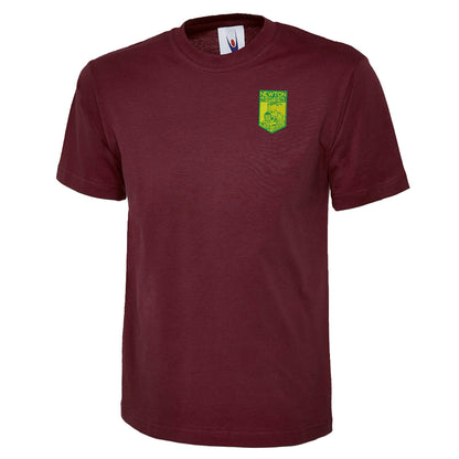 Retro Newton Heath LYR Embroidered Classic T-Shirt