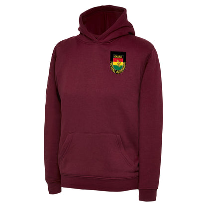 Retro Ghana 1966 Embroidered Children's Hoodie