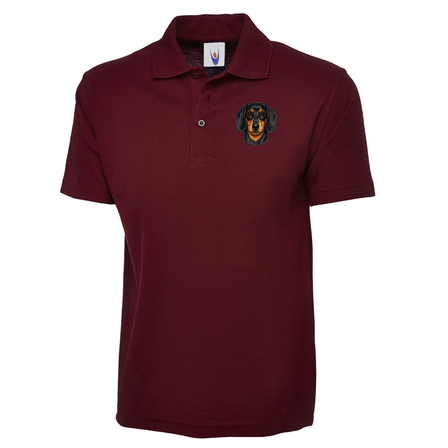Dachshund Dog Face Polo Shirt