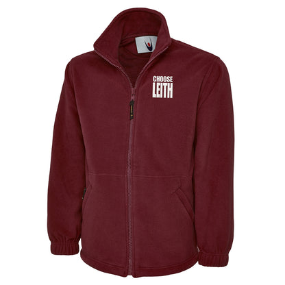 Choose Leith Embroidered Premium Fleece Jacket