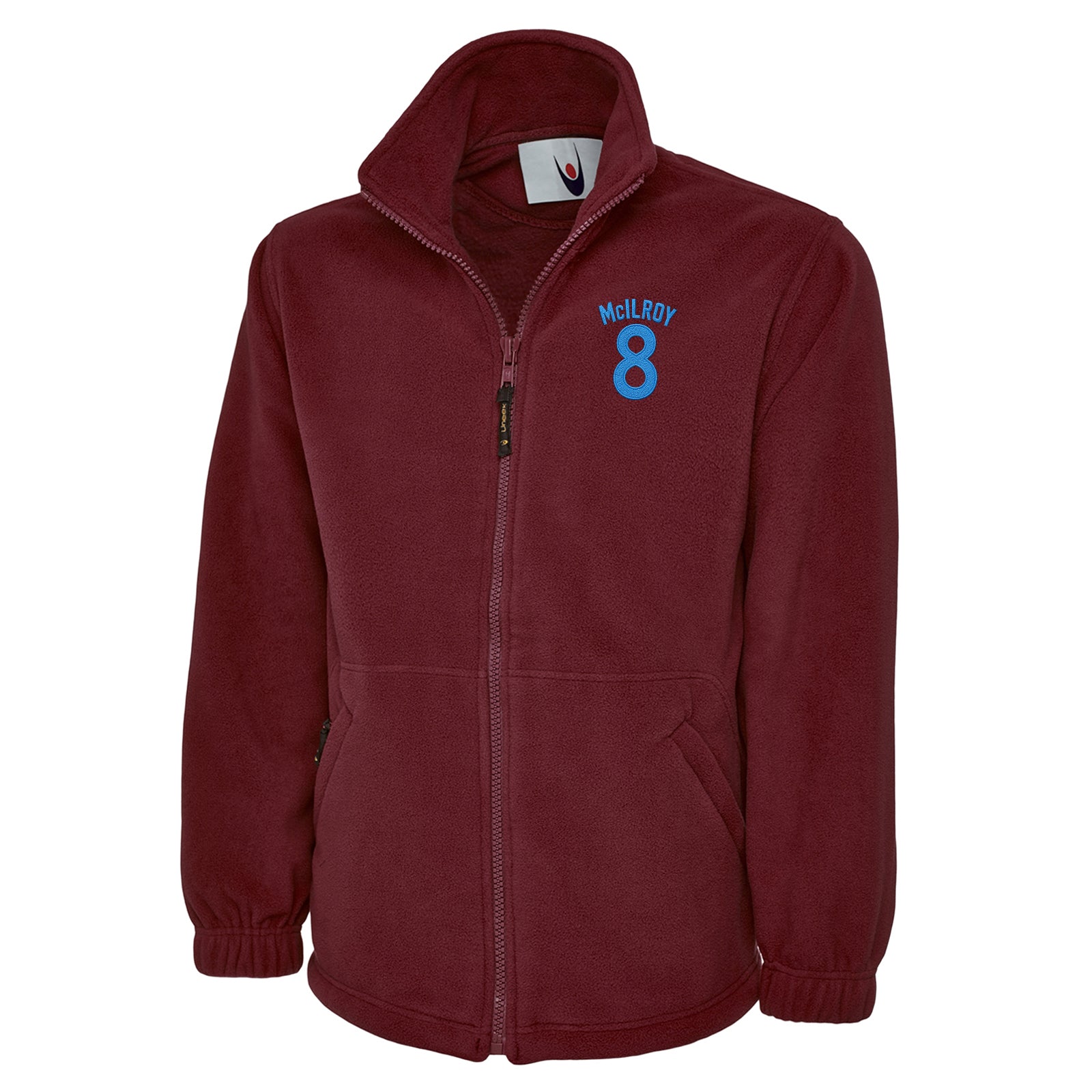 Jimmy McIlroy Burnley Football Fleece Jacket
