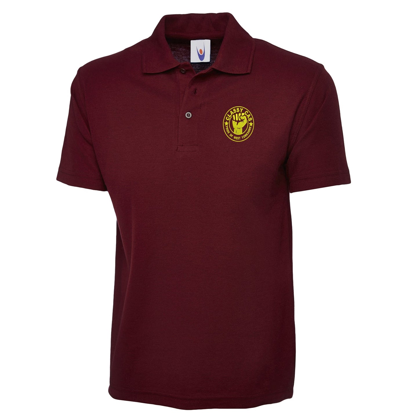 Classy Cas Pride of West Yorkshire Embroidered Classic Polo Shirt