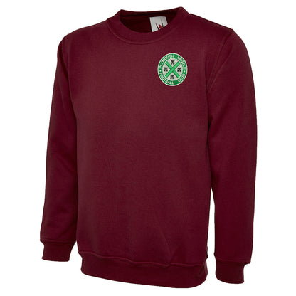 Retro Plymouth 1911 Embroidered Classic Sweatshirt