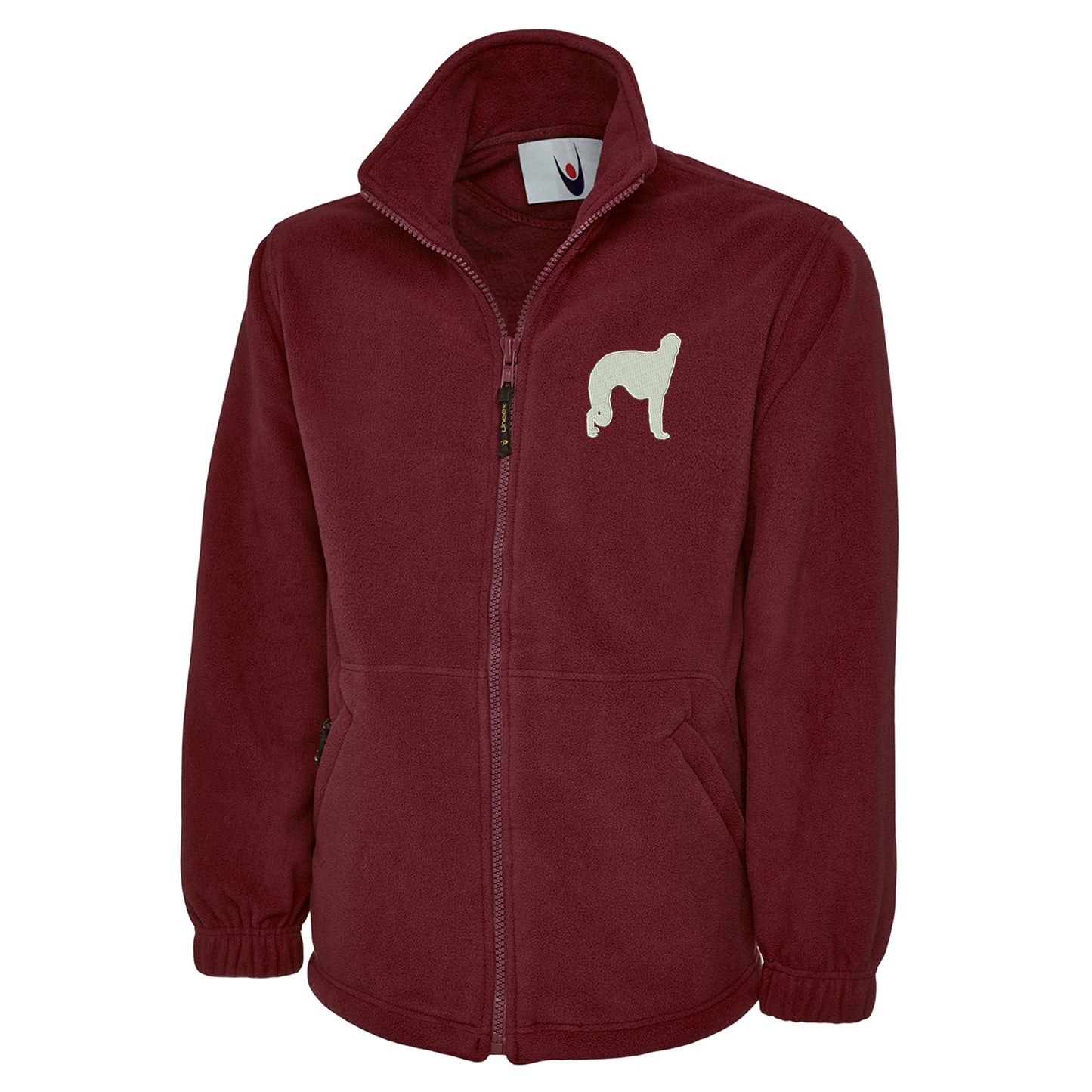 Borzoi Embroidered Premium Fleece Jacket
