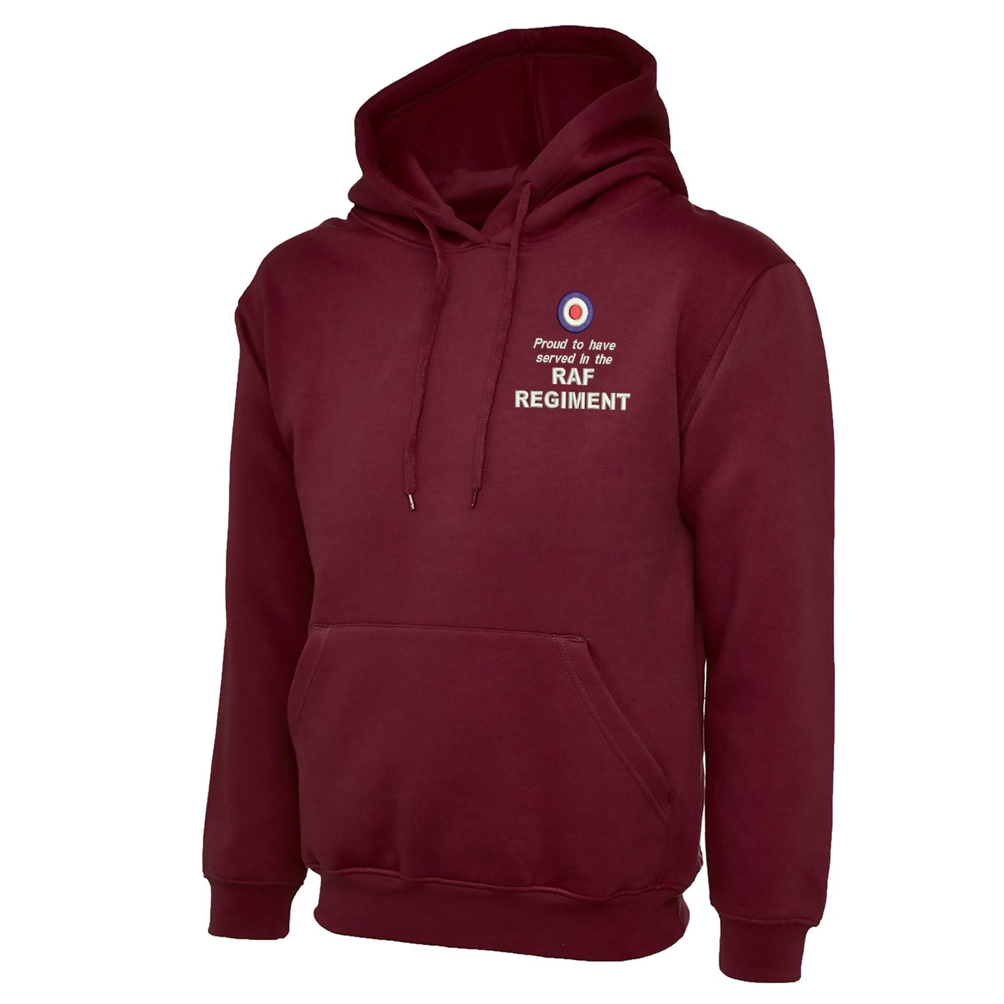 Proud to Have Served in The RAF Regiment Embroidered Classic Hoodie