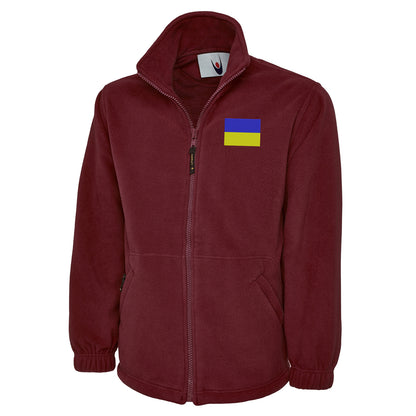 Flag of Ukraine Fleece Jacket