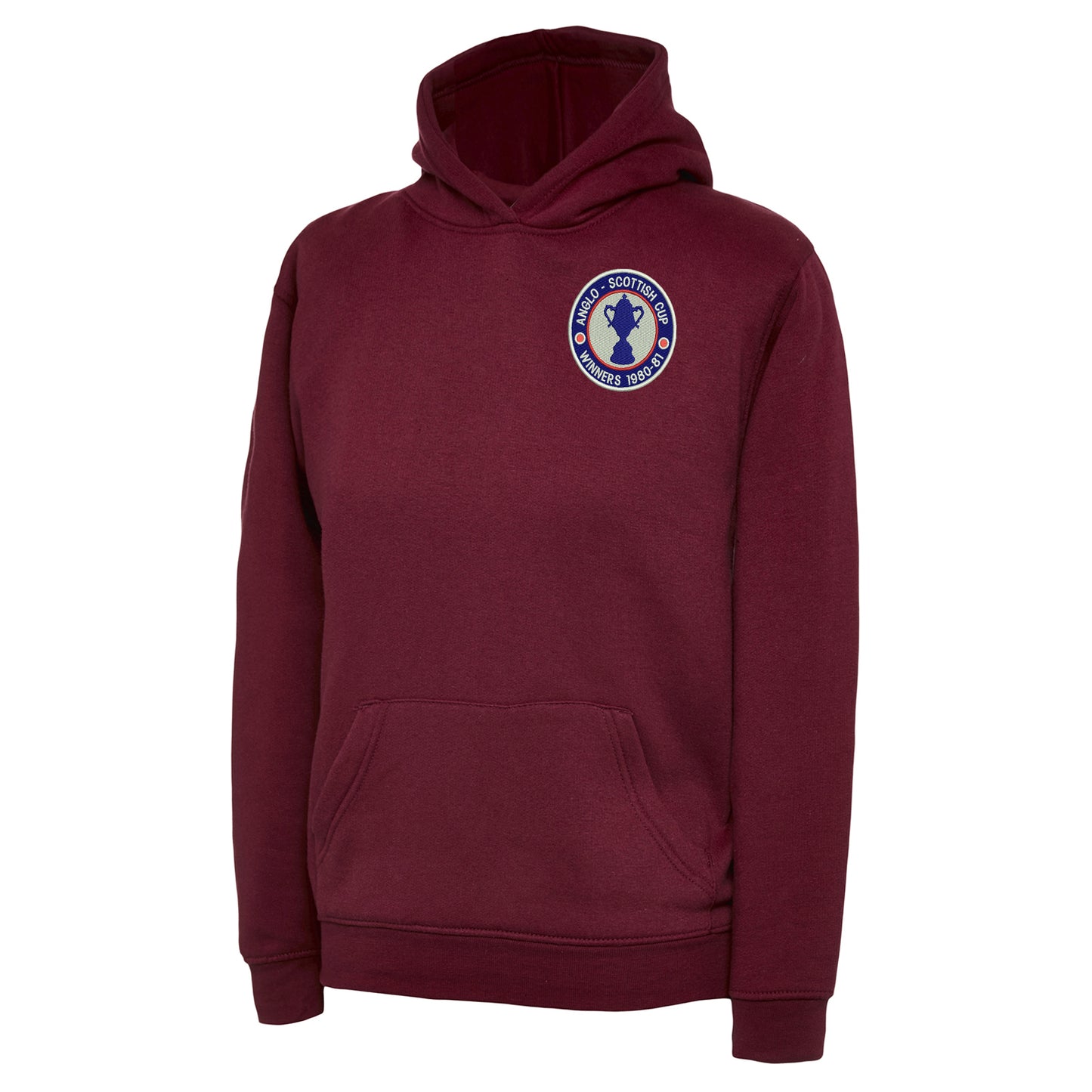 Retro Chesterfield Anglo-Scottish Cup Winners 1981 Embroidered Children's Hoodie
