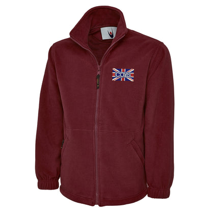 COYS Union Jack Embroidered Premium Fleece Jacket