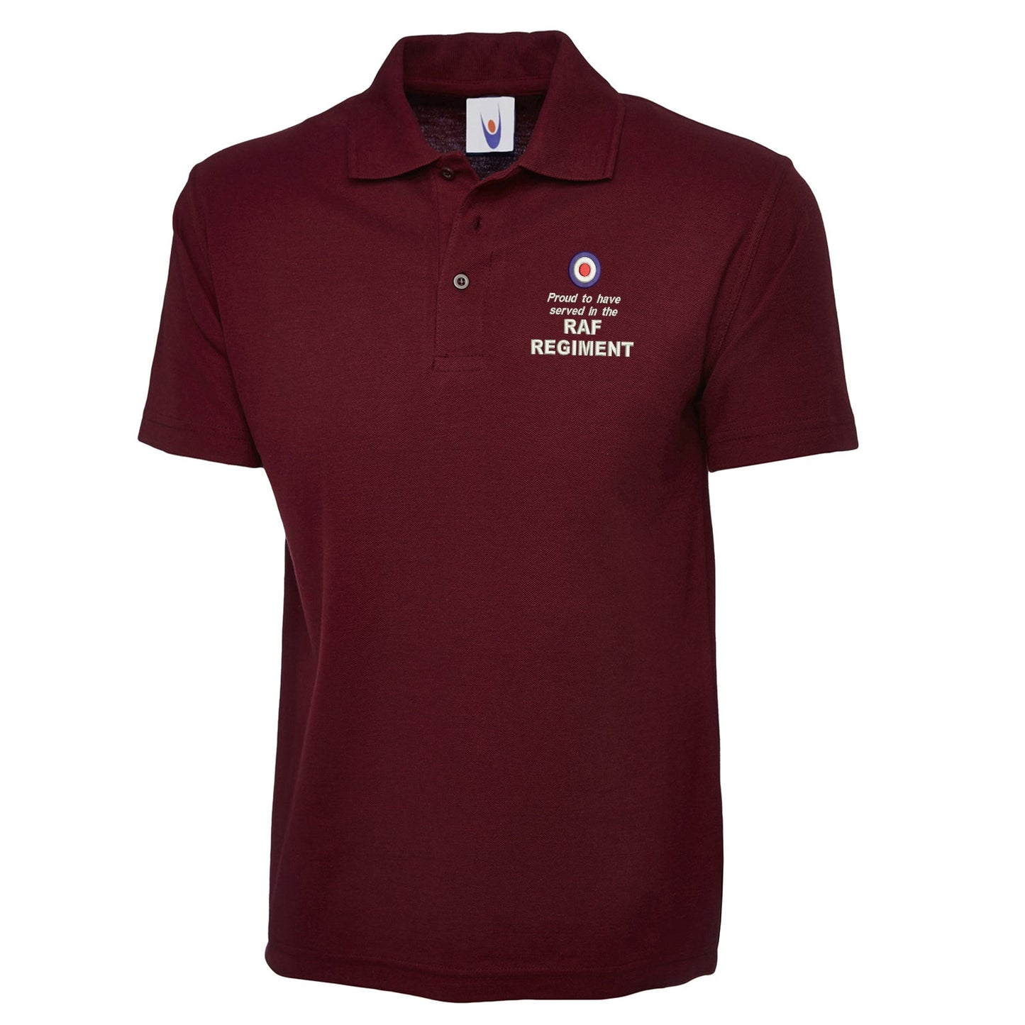 Proud to Have Served in The RAF Regiment Embroidered Classic Polo Shirt