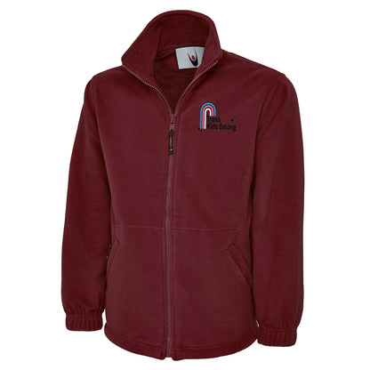 Trans Kids Belong Fleece Jacket
