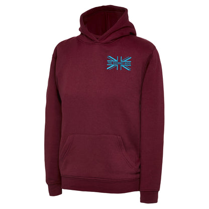 The Cockney Boys Union Jack Embroidered Children's Hoodie