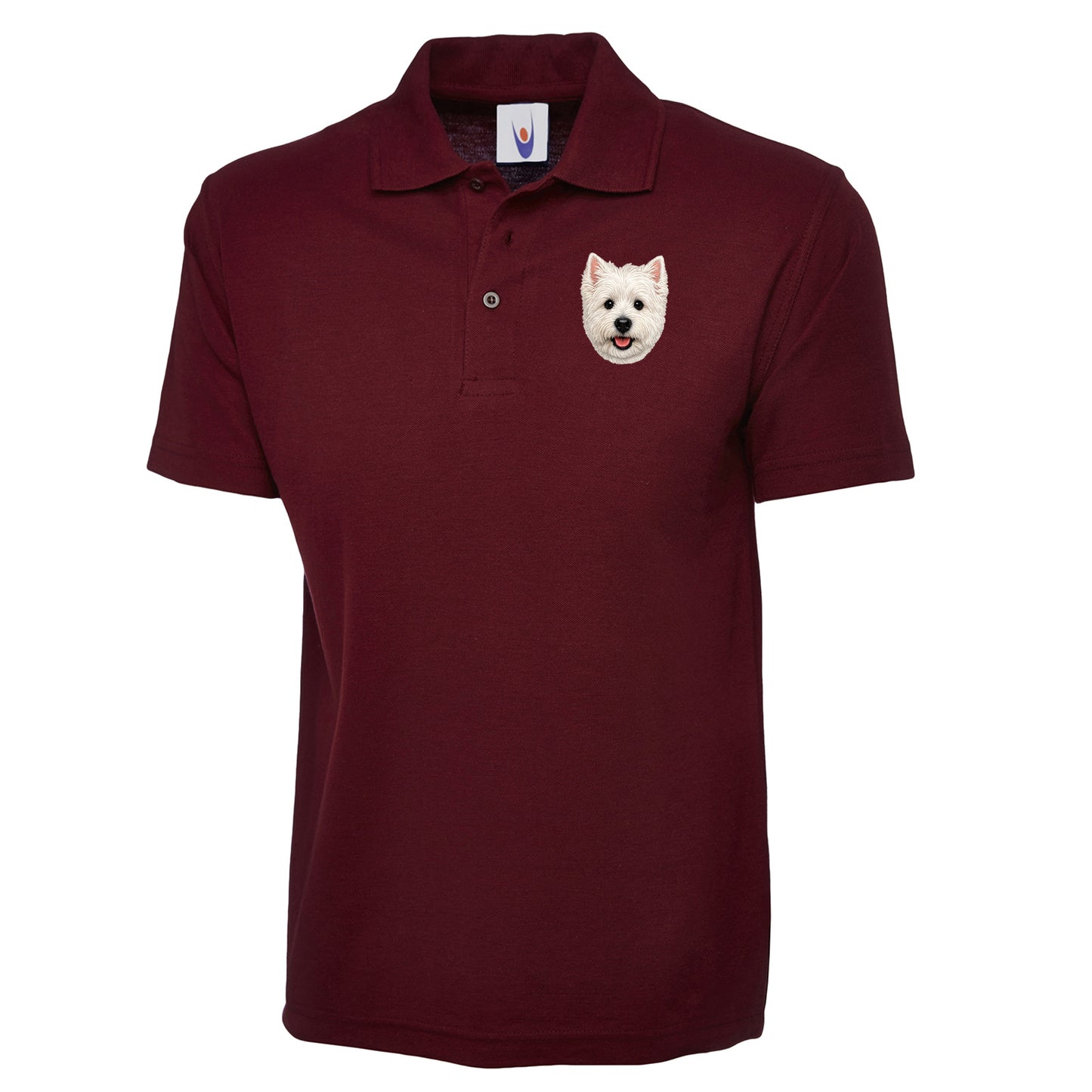 Westie Dog Face Classic Polo Shirt