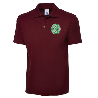 Retro Plymouth 1911 Embroidered Classic Polo Shirt