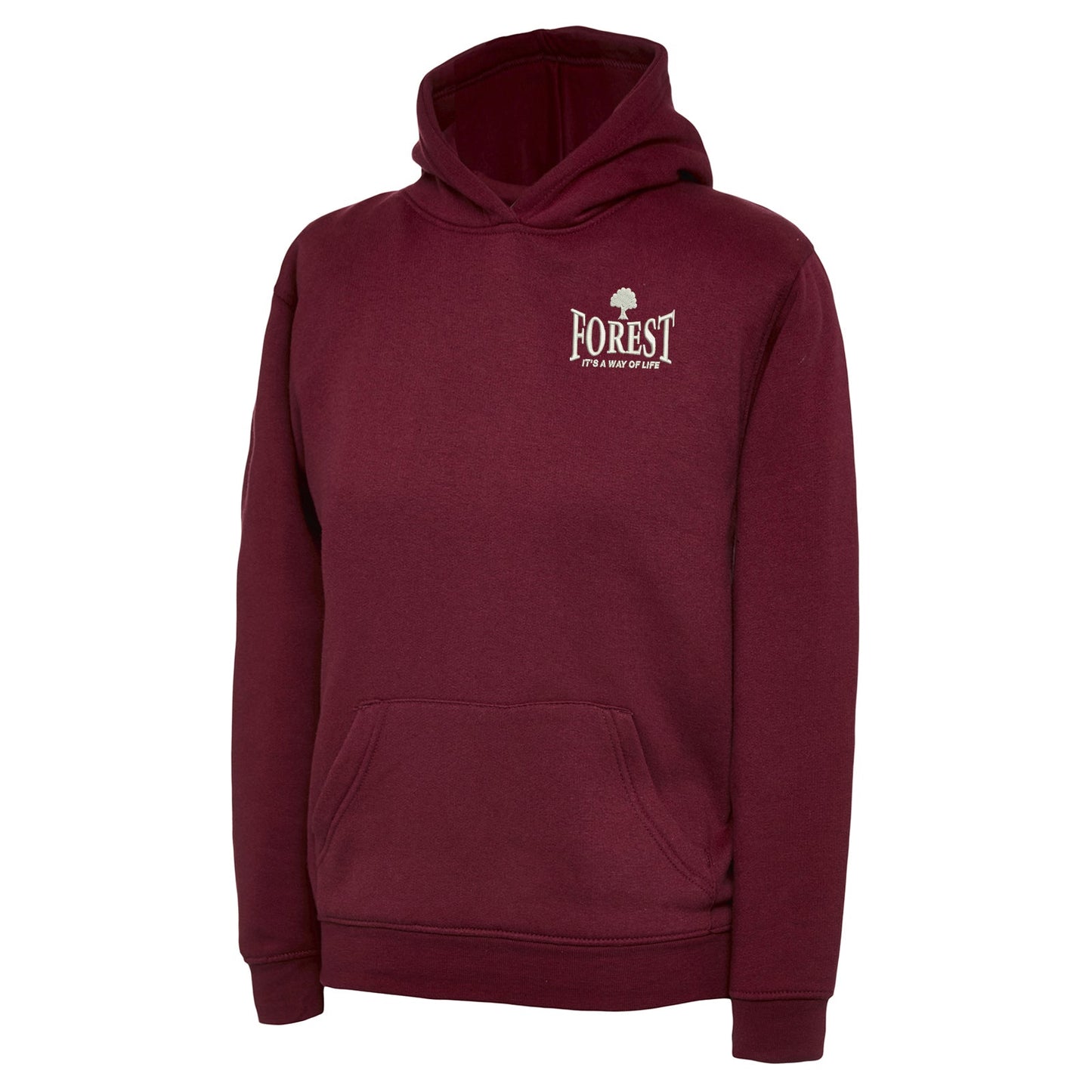 Forest It's a Way of Life Embroidered Children's Hoodie