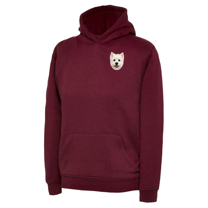 Children's Westie Dog Face Hoodie