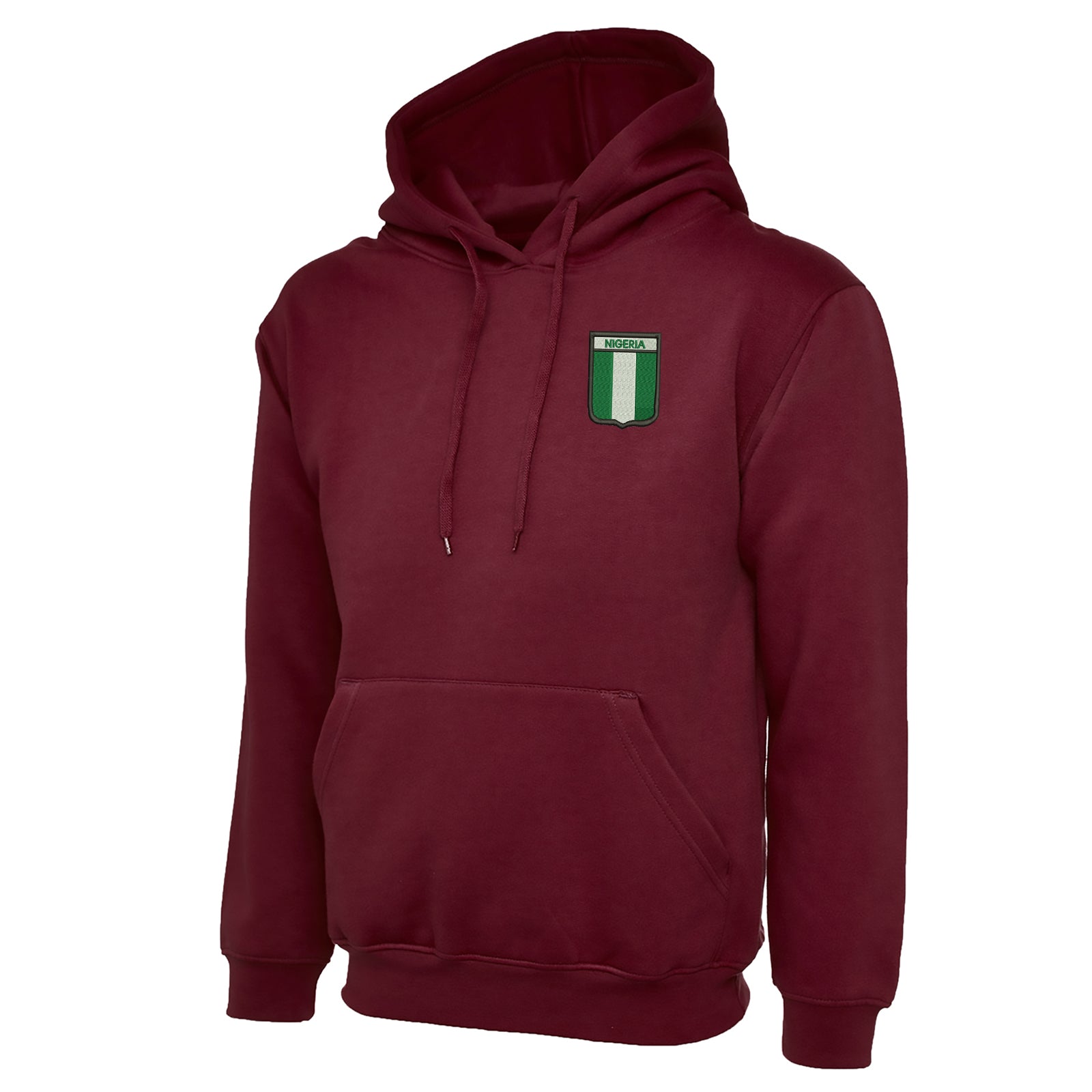 Flag of Nigeria Shield Hoodie