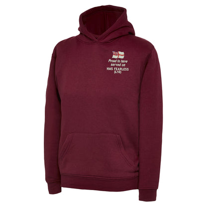 Proud to Have Served on HMS Fearless (L10) Children's Hoodie