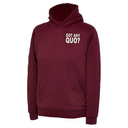 Got Any Quo Embroidered Children's Hoodie