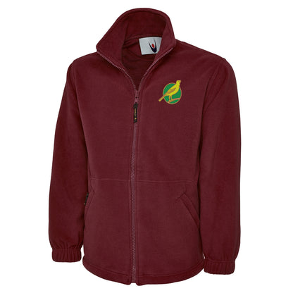 Retro Norwich 1902 Embroidered Premium Fleece Jacket