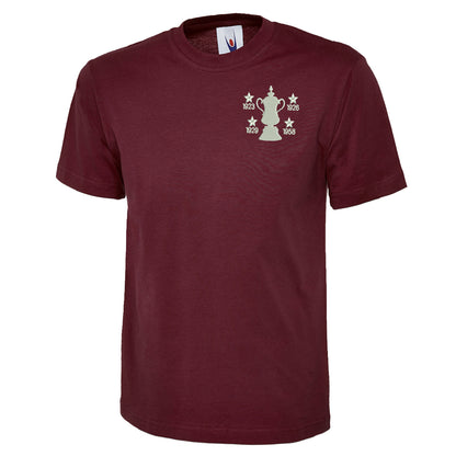 Retro Bolton Four Time Cup Winners Classic T-Shirt