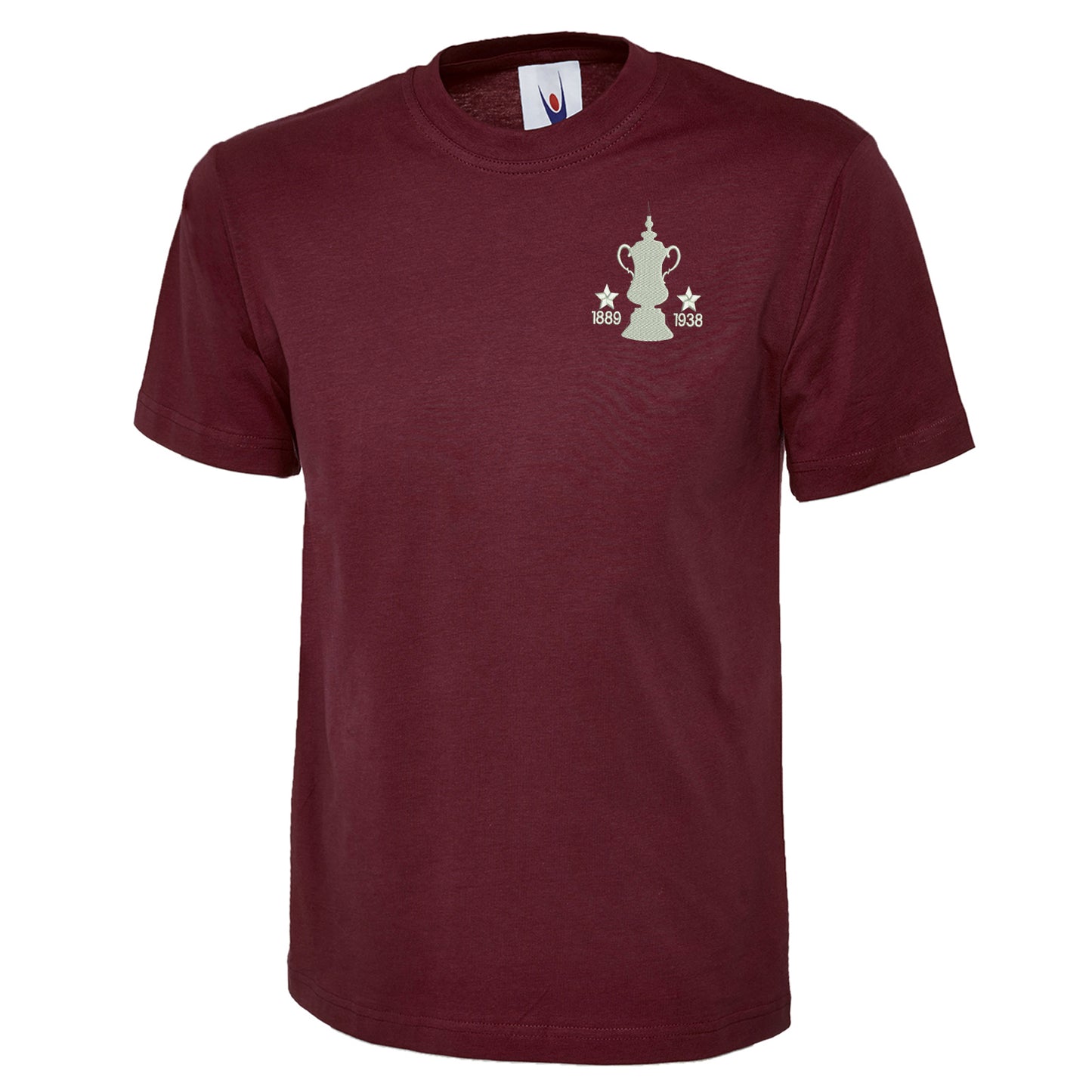 Retro Preston Two Time Cup Winners Embroidered Classic T-Shirt