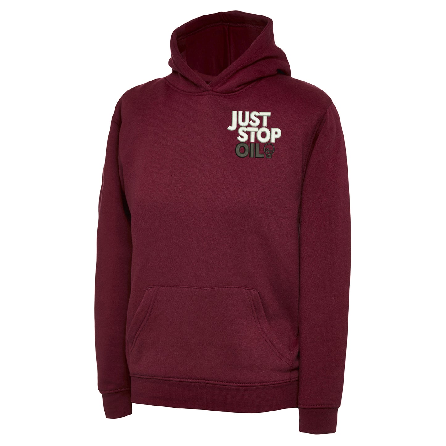 Just Stop Oil Embroidered Children's Hoodie