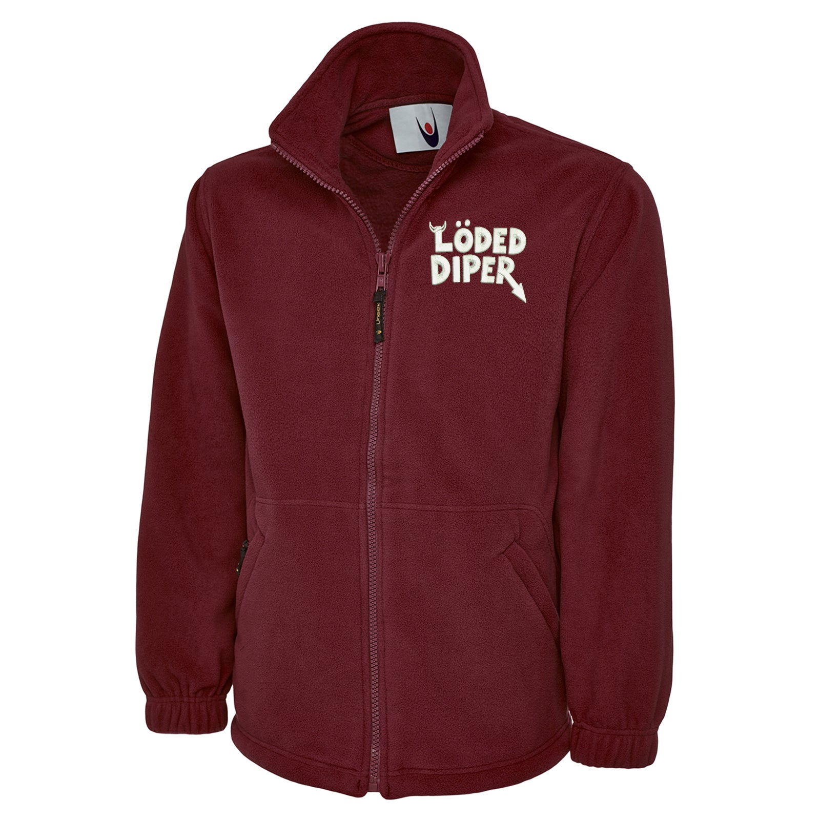 Loded Diper Rock Band Fleece Jacket