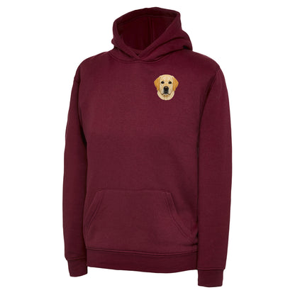 Children's Labrador Dog Face Hoodie